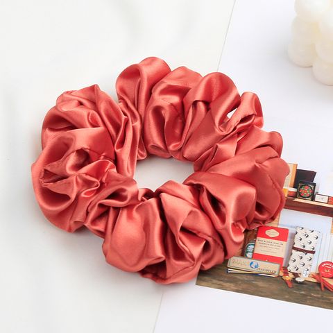 Simple Style Solid Color Cloth Hair Tie