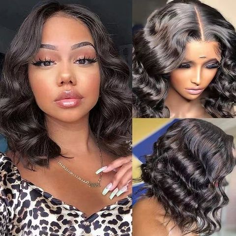 Women's Simple Style Casual Matte Silk Centre Parting Short Curly Hair Wigs