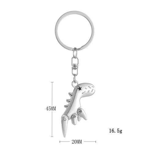 Simple Style Animal Dinosaur Zinc Alloy Unisex Bag Pendant Keychain