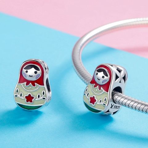 Cute Doll Sterling Silver Wholesale Jewelry Accessories