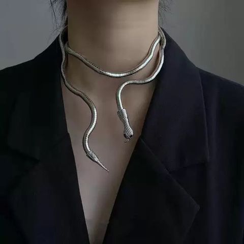 Novelty Snake Alloy Plating Unisex Necklace