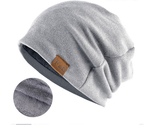 Unisex Streetwear Solid Color Patch Eaveless Beanie Hat