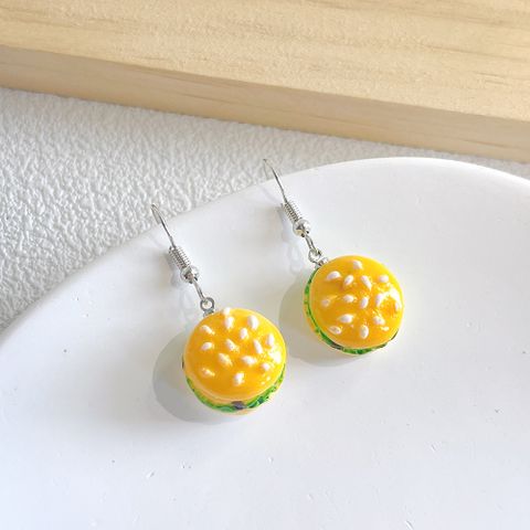 1 Pair Cute Food Resin Drop Earrings