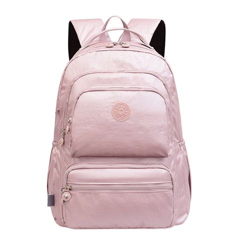 Waterproof Solid Color School Travel School Backpack