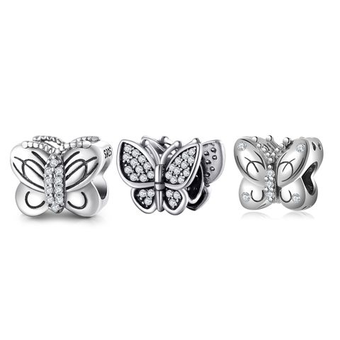 Casual Butterfly Sterling Silver Wholesale Jewelry Accessories