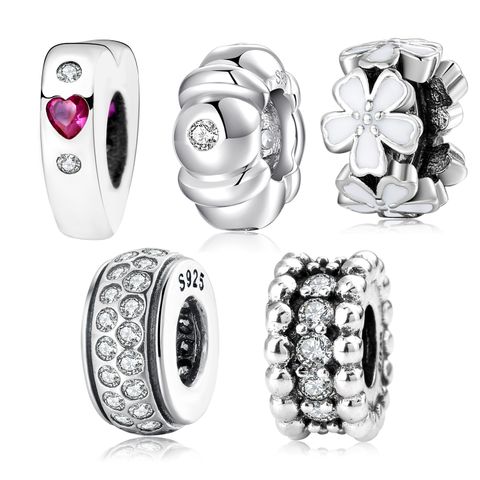 Casual Flower Sterling Silver Wholesale Jewelry Accessories