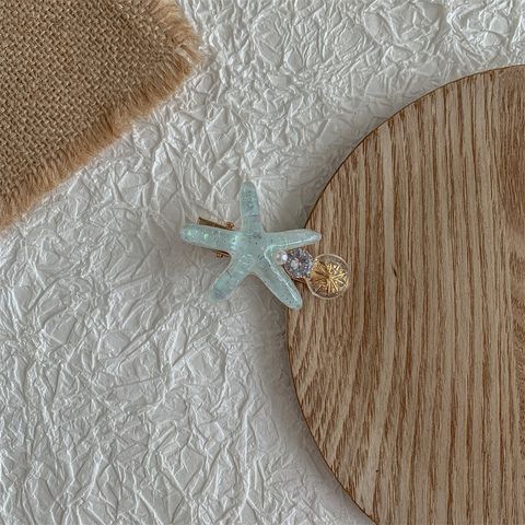 Beach Starfish Plastic Hair Clip