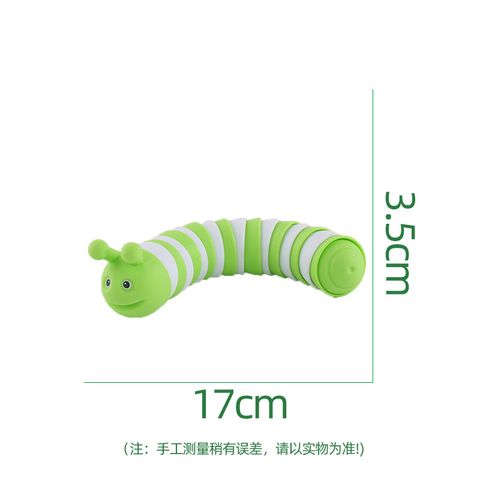 Pvc Decompression Cartoon Colorful Caterpillar Decompression Tricky Toy