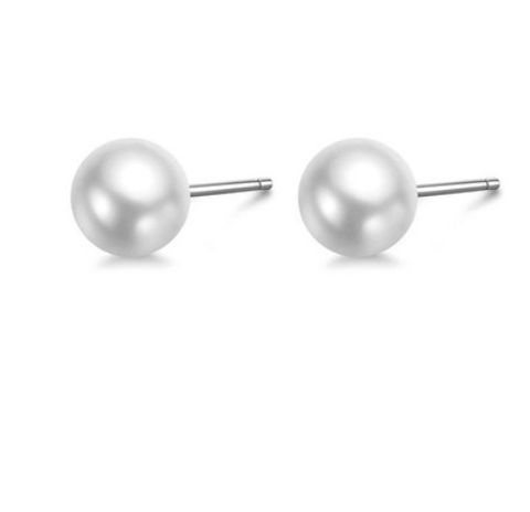Wholesale Jewelry Sweet Heart Shape Bow Knot Alloy Artificial Pearls Pearl Plating Drop Earrings Ear Studs