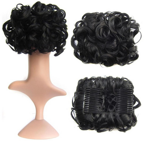 Women's Cute Sweet Casual Weekend Chemical Fiber High Temperature Wire Short Curly Hair Wigs
