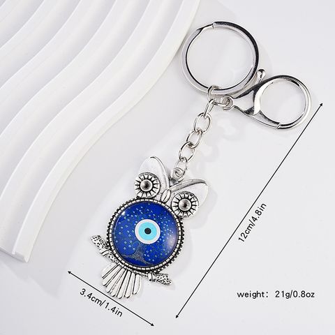 Gothic Streetwear Owl Metal Women's Bag Pendant Keychain