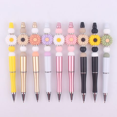 1 Piece Daisy Class Learning Daily Plastic Cute Pastoral Gel Pen