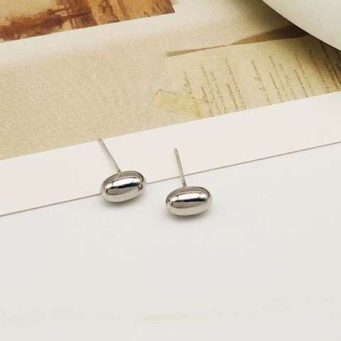 1 Pair Simple Style Geometric Artificial Pearl Alloy Ear Studs