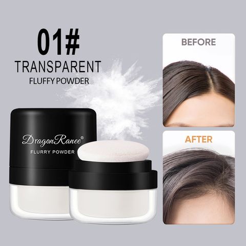 Casual Solid Color Plastic Hair Booster Powder