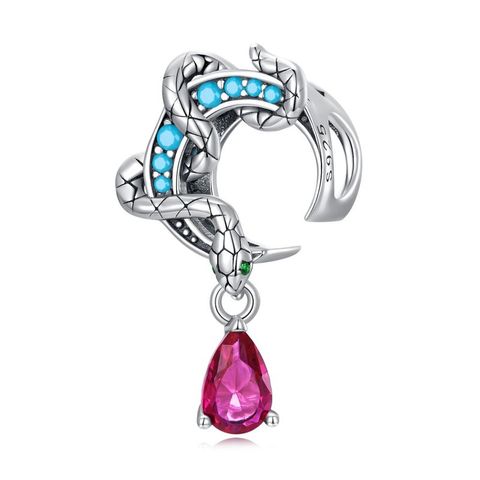 Casual Shiny Animal Sterling Silver Inlay Zircon Jewelry Accessories