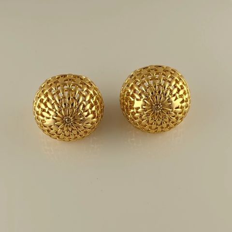 1 Pair Retro Simple Style Geometric Plating Copper Ear Cuffs