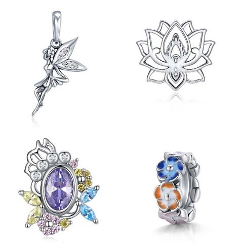 Sweet Shiny Heart Shape Sterling Silver Inlay Zircon Jewelry Accessories