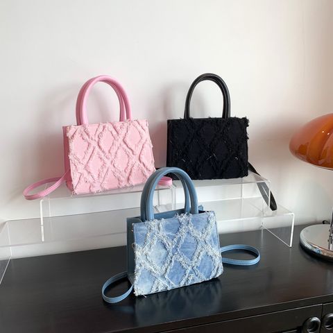 Women's Small Pu Leather Solid Color Basic Square Zipper Shoulder Bag Handbag Crossbody Bag
