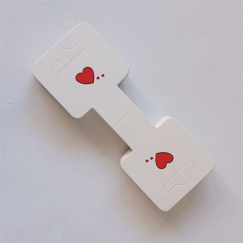 Einfacher Stil Herzform Papier Schmuckständer