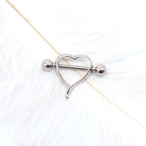 Casual Heart Shape Copper Rose Gold Plated White Gold Plated Gold Plated Nipple Ring In Bulk