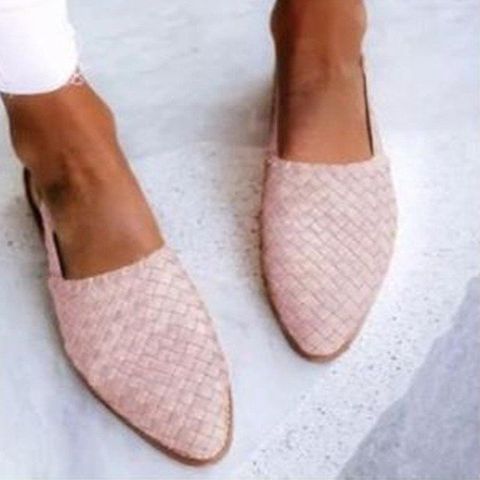 Mujeres Casual Básico Raya Color Sólido Punta Del Pie Sandalias De Moda