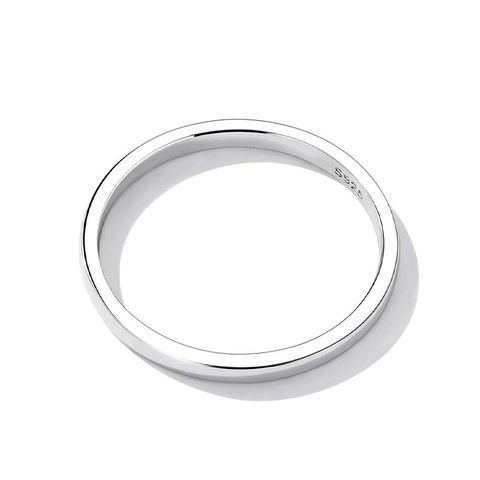 Simple Style Classic Style Solid Color Sterling Silver Rings In Bulk