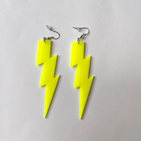 Novelty Lightning Arylic Women's Drop Earrings 1 Pair