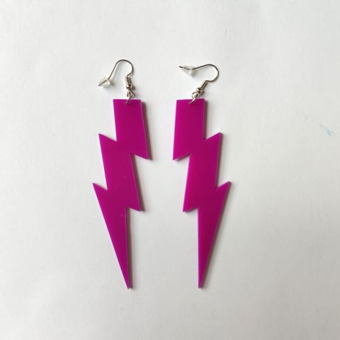 Novelty Lightning Arylic Women's Drop Earrings 1 Pair