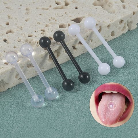 Simple Style Solid Color Arylic Tongue Nail