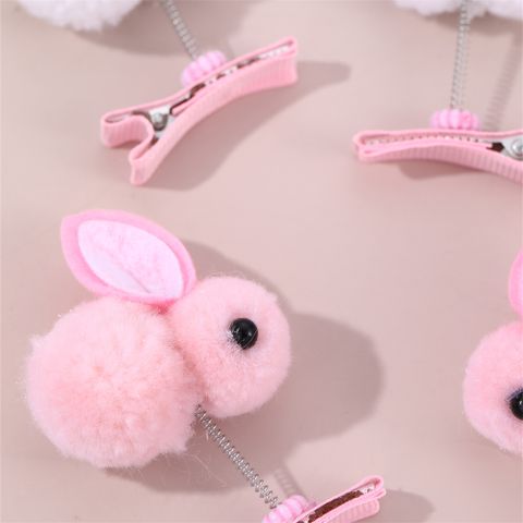 Cute Sweet Rabbit Felt Plush Three-dimensional Hair Clip
