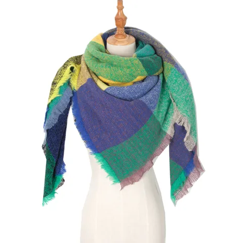 Women's Casual Lattice Polyester Scarf