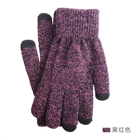 Unisex Casual Solid Color Gloves 1 Pair