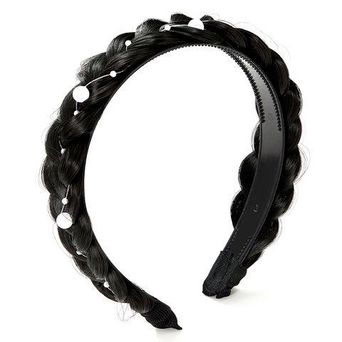 Korean Style Solid Color Plastic Hair Band