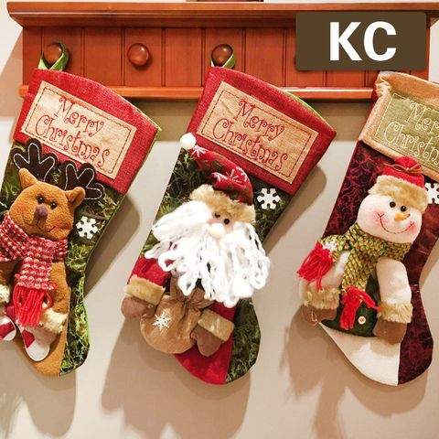 Christmas Simple Style Streetwear Christmas Socks Cloth Party Festival Gift Bags