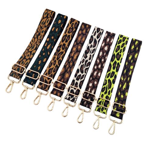 Polyester Leopard Bag Strap