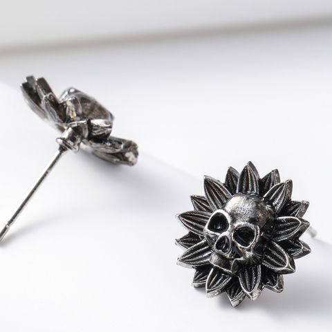 Wholesale Jewelry Cool Style Skull Alloy Ear Studs