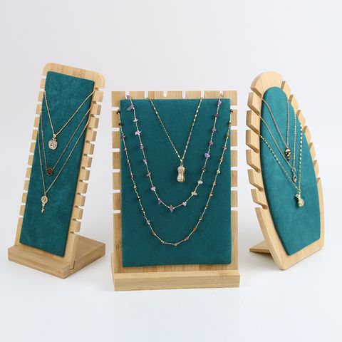 Classic Style Square Flannel Wholesale Jewelry Rack