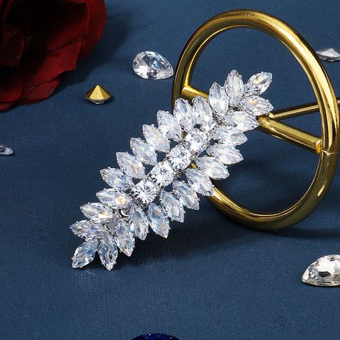 Elegant Geometric Rhinestone Hair Clip