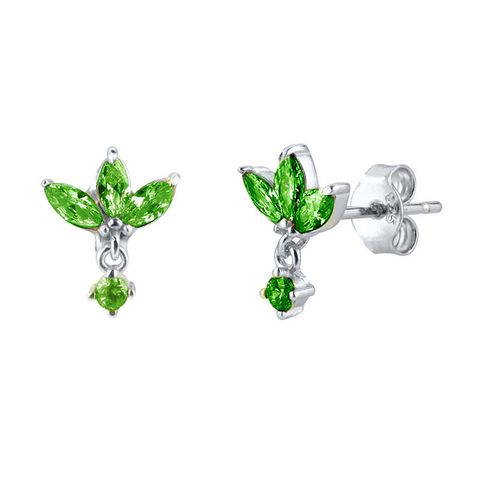 Sterling Silver Needle Inlaid Zircon Butterfly Ear Clip Earrings Women's Simple Elegant Earrings Niche Design Ins Style Jewelry