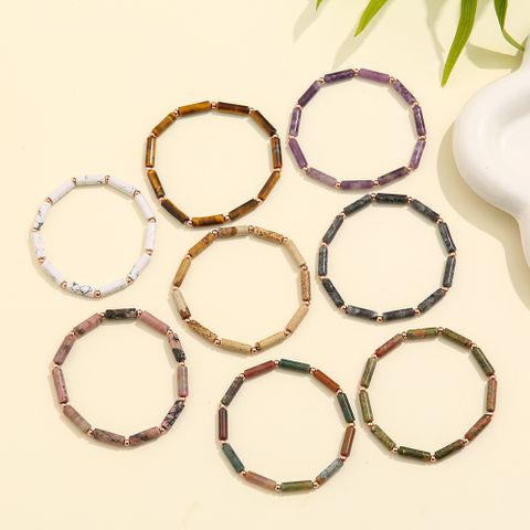 Elegant Streetwear Solid Color Natural Stone Bracelets