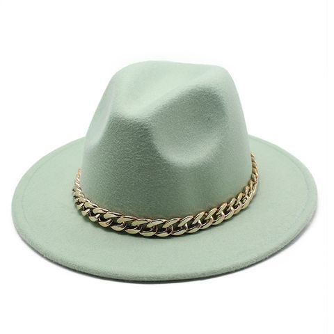 Unisex Cowboy Style Leopard Flat Eaves Fedora Hat