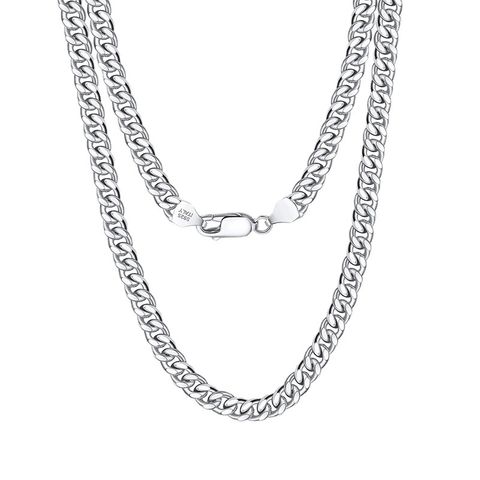 Simple Style Geometric Sterling Silver Plating Chain Necklace