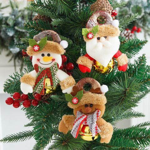 Christmas Cute Color Block Cloth Iron Holiday Decorative Props