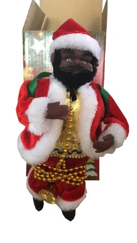 Christmas Classic Style Santa Claus Cloth Festival Decorative Props