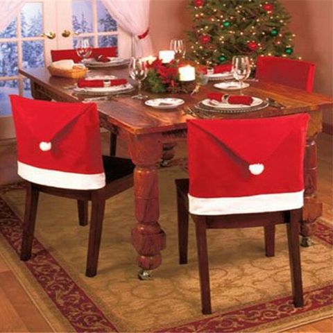 Christmas Vacation Solid Color Nonwoven Party Chair Cover