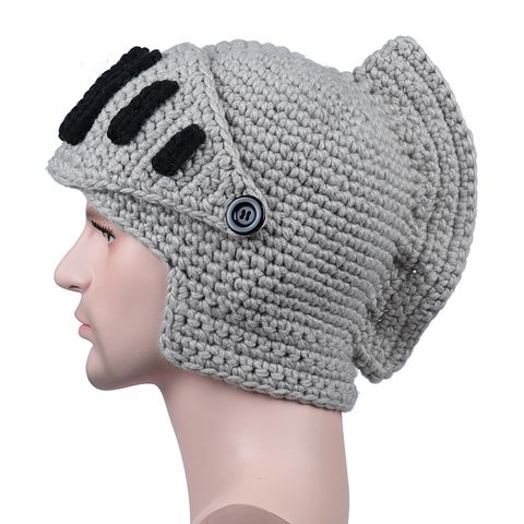 Unisex Basic Classic Style Solid Color Eaveless Wool Cap
