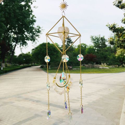 Modern Style Moon Crystal Wind Chime