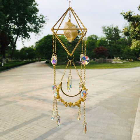 Modern Style Moon Crystal Wind Chime