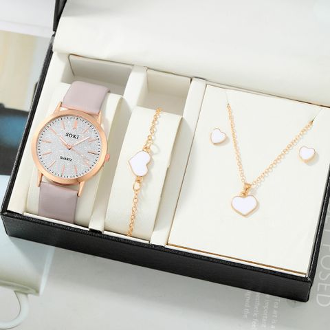 Casual Simple Style Starry Sky Buckle Quartz Women's Watches