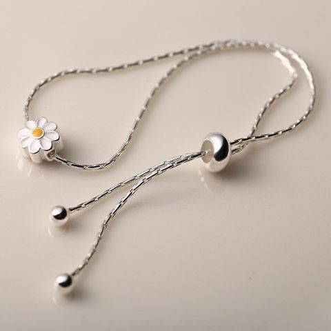 Sweet Flower Sterling Silver Bracelets In Bulk